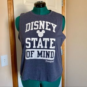 NWOT Disney State of Mind Disneyland Cropped Tank